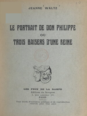 cover image of Le portrait de Don Philippe